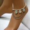 N4138i_bracelet_de_cheville_coquillage_et_acier_inoxydable