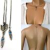 N4174b_collier_de_dos_ethnique_fleche_et_plume_acier_inoxydable