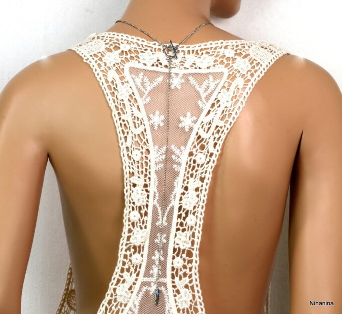 N4174bisb_bijou_de_corps_ethnique_fleche_et_plume_acier_inoxydable