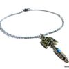 N4176terd_Chaine_de_cheville_fleche_acier_inoxydable