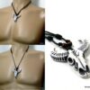 N4180_collier_cordon_homme_crane_de_yak_tibetain
