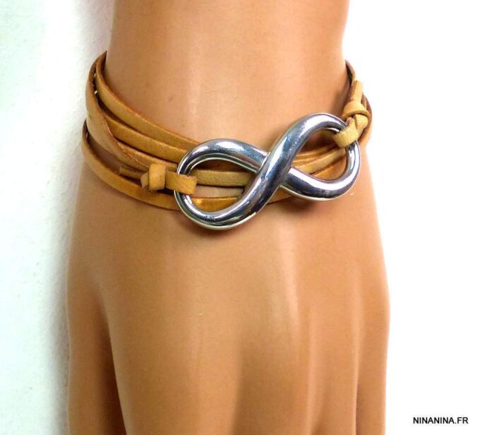 N4188term_bracelet_wrap_cuir_infini_acier_inoxydable