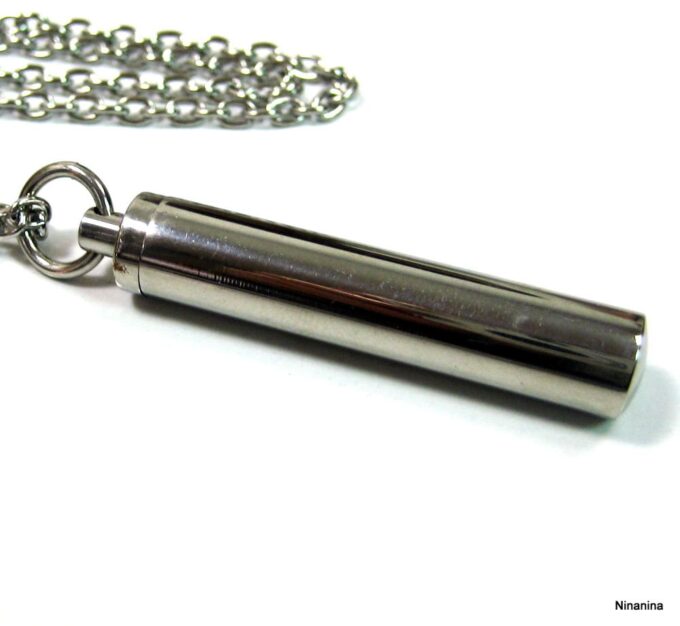 N4198e_collier_long_sautoir_porte-message_acier_inoxydable