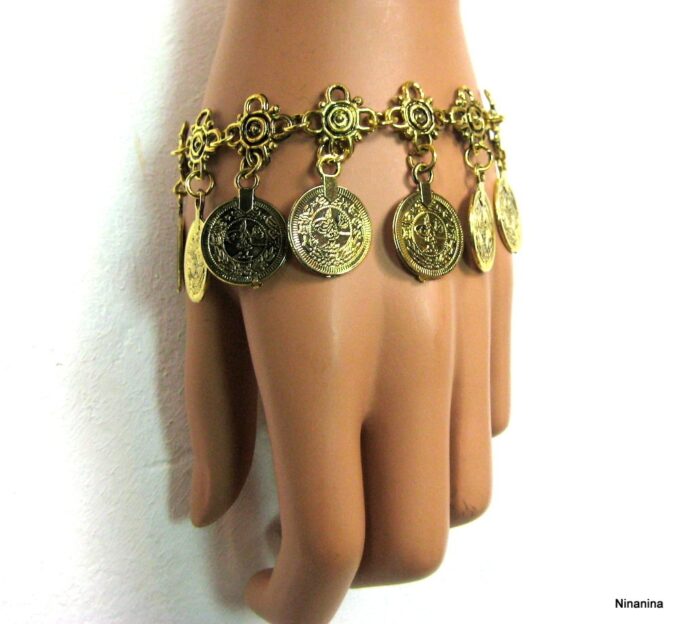 N4210g_Bracelet_tribal_pieces_metal_dore-1