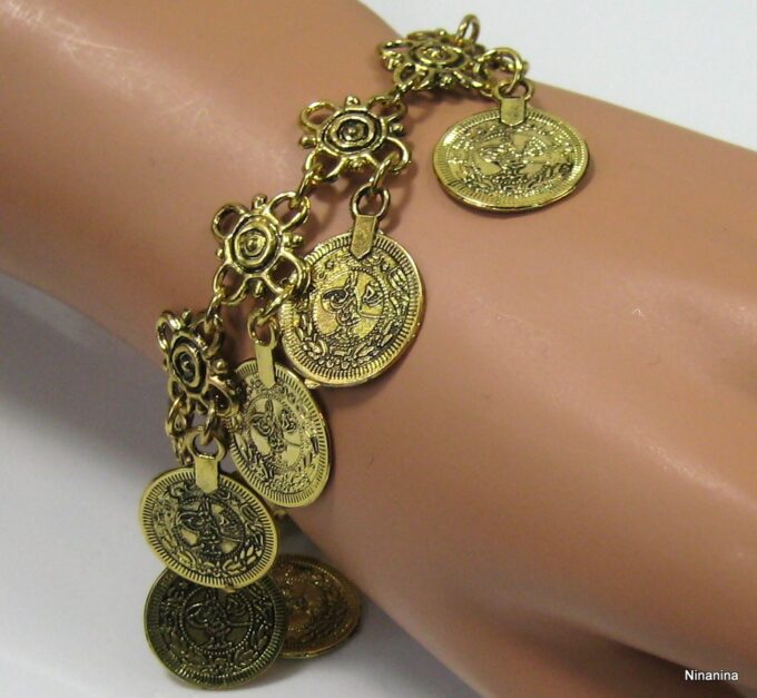 N4210i_Bracelet_tribal_pieces_metal_dore-1