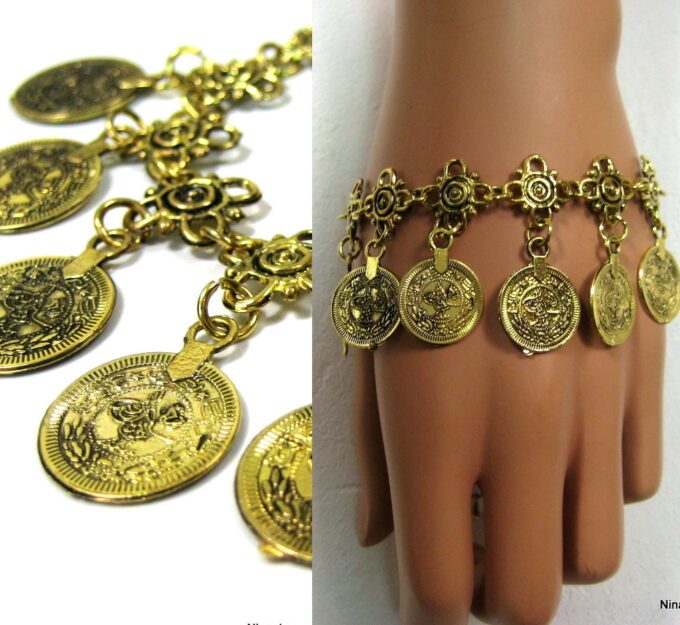 N4210j_Bracelet_tribal_pieces_metal_dore-1