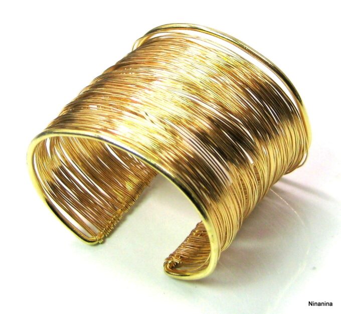 N4219_bracelet_manchette_multilignes_metal_dore_or-1