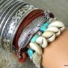 N4222ter_Bracelet_cordon_coquillage_cauri