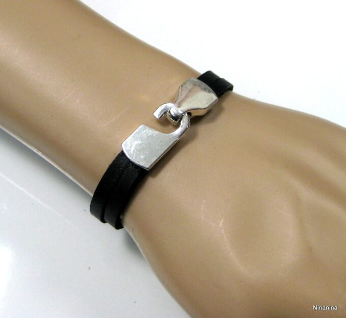 N4225d_bracelet_cuir_noir_et_fermoir_crochet