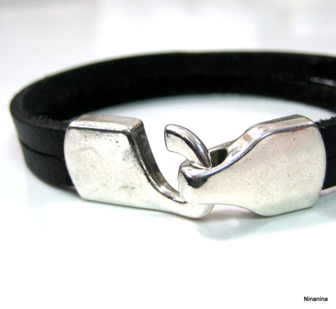 N4225g_bracelet_cuir_noir_et_fermoir_crochet