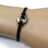 N4248c_bracelet_cordon_cuir_anneau_acier_inoxydable