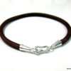 N4279_Bracelet_cordon_cuir_plaque_argent_fermoir_crochet