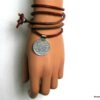 N4280m_Bracelet_wrap_cordon_cuir_piece_metal_argent