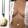 N4284_collier_long_sautoir_bouddha_blanc_acier_inoxydable