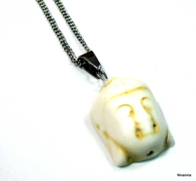 N4284a_collier_long_sautoir_bouddha_blanc_acier_inoxydable