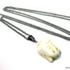 N4284c_collier_long_sautoir_bouddha_blanc_acier_inoxydable