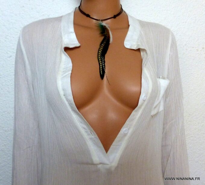 N4285h_Collier_femme_cordon_cuir_plumes_multicolores_NINANINA