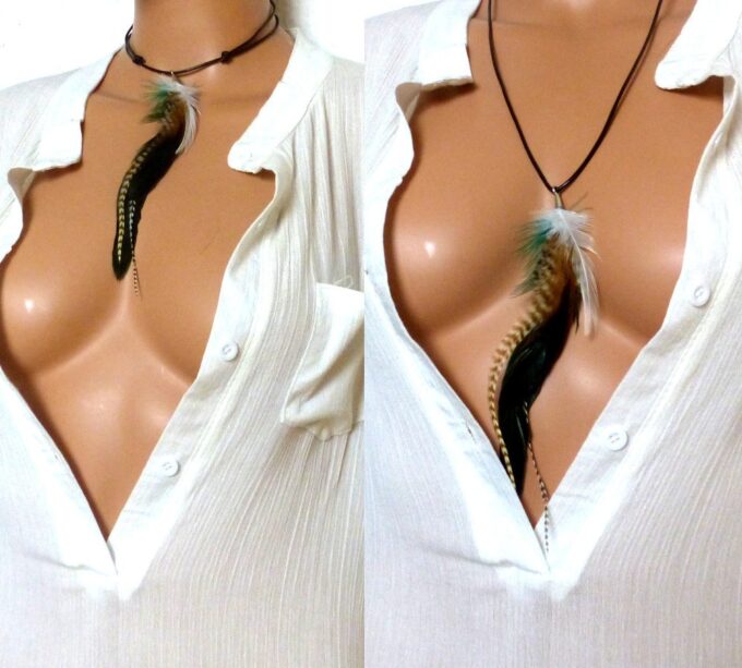 N4285i_Collier_femme_cordon_cuir_plumes_multicolores_NINANINA