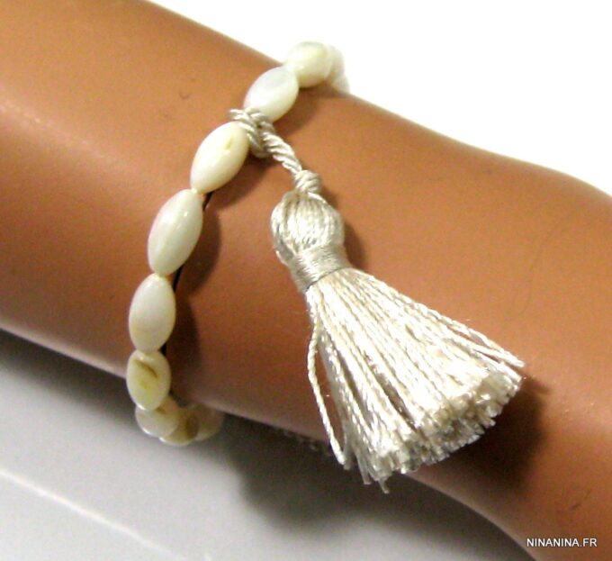 N4295c_bracelet_bague_argent_massif_nacre_pompon_ivoire