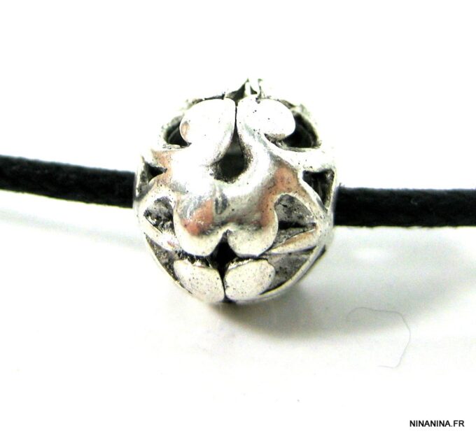 N4310a_collier_cordon_cuir_boule_metal_argent