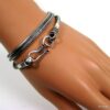 N4313e_bracelet_wrap_maille_serpent_plaque_argent