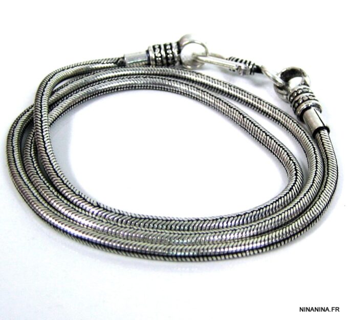 N4313g_bracelet_wrap_maille_serpent_plaque_argent