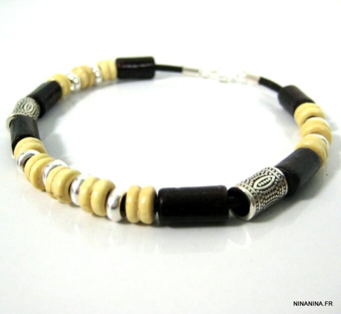 N4315a_bracelet_homme_perles_bois_turquoise_argent_massif-1