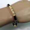 N4315f_bracelet_homme_perles_bois_turquoise_argent_massif