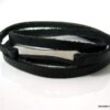 N4318b_bracelet_wrap_cuir_gourmette_acier_inoxydable