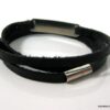 N4318c_bracelet_wrap_cuir_gourmette_acier_inoxydable