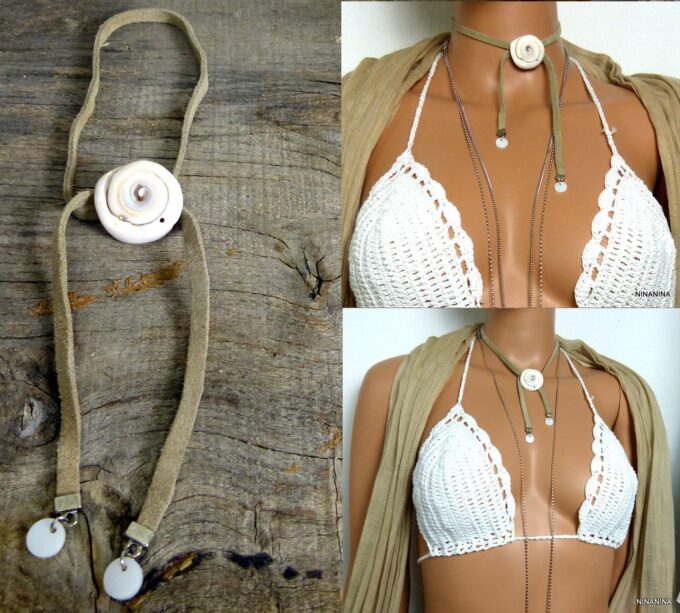 N4330ter_Collier_lacet_daim_coquillage