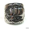 N4341_bague_ethnique_elephant_metal_argent_vieilli-1