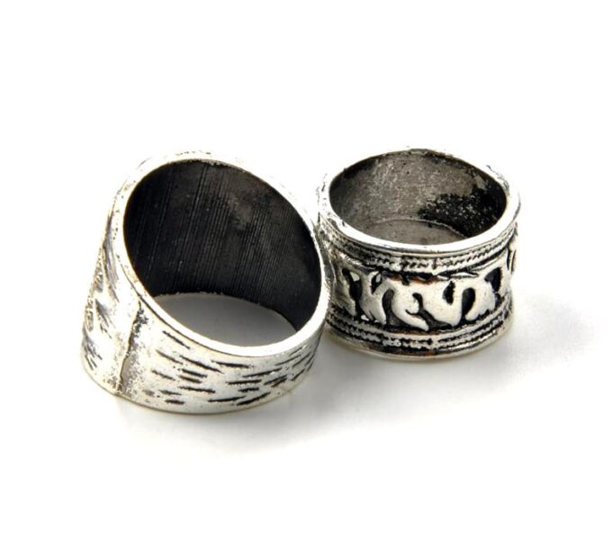 N4348bis_lot_4_bagues_boheme_metal_argent