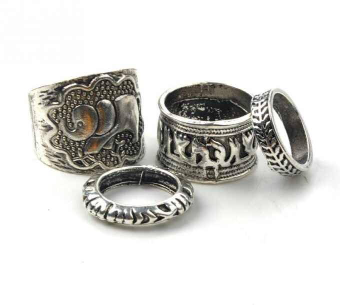 N4348bisb_lot_4_bagues_boheme_metal_argent-1