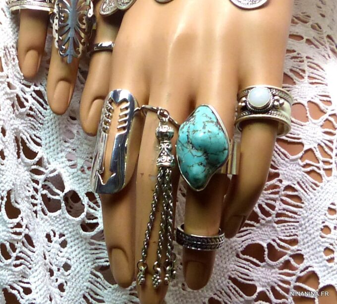 N4349terd_Bague_assymetrique_turquoise_metal_argente-3