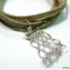 N4358s_bracelet_wrap_cordon_daim_infini_argent_massif_lettre_personnalisee