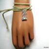 N4358t_bracelet_wrap_cordon_daim_infini_argent_massif_lettre_personnalisee