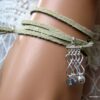 N4358u_bracelet_wrap_cordon_daim_infini_argent_massif_lettre_personnalisee
