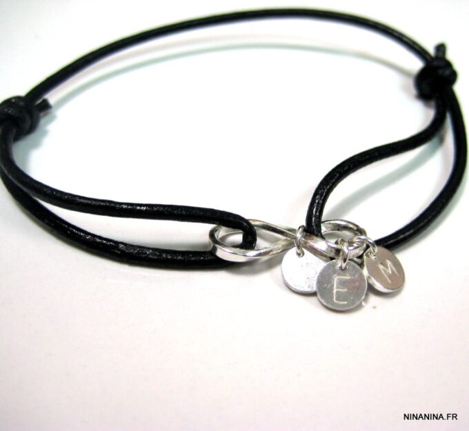 N4359a_bracelet_cordon_cuir_infini_argent_massif_personnalise-2