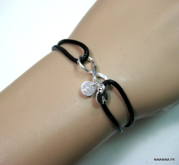 N4359d_bracelet_cordon_cuir_infini_argent_massif_personnalise-2