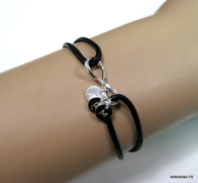 N4360_bracelet_cordon_cuir_infini_argent_massif_personnalise-2