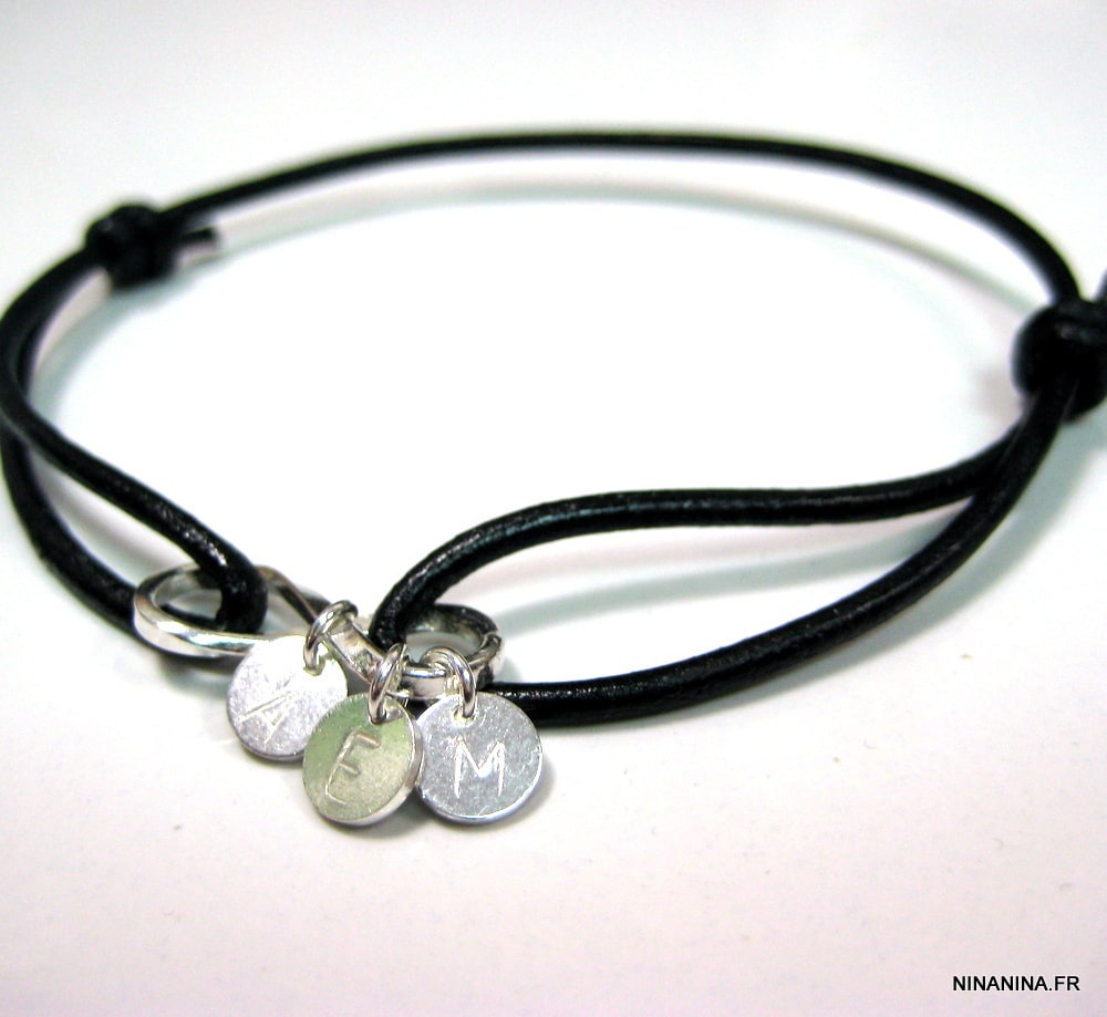 Bracelet infini argent prenom personnalisé Argent 925 massif – Image 4