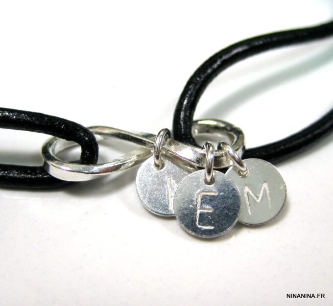 N4360b_bracelet_cordon_cuir_infini_argent_massif_personnalise-2