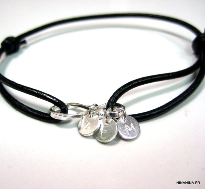 N4360d_bracelet_cordon_cuir_infini_argent_massif_personnalise-2