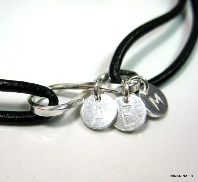 N4360e_bracelet_cordon_cuir_infini_argent_massif_personnalise-2