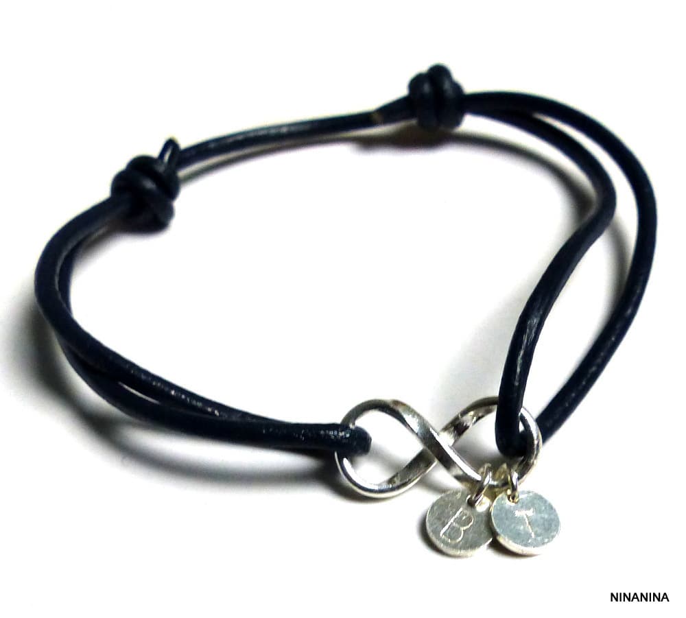 Bracelet infini argent prenom personnalisé Argent 925 massif – Image 6