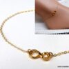 N4375a_Chaine_de_cheville_infini_plaque_or_-_Bijoux_Chaines_en_ligne_Ninanina