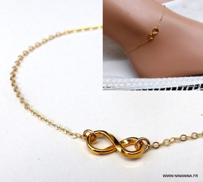 N4375a_Chaine_de_cheville_infini_plaque_or_-_Bijoux_Chaines_en_ligne_Ninanina