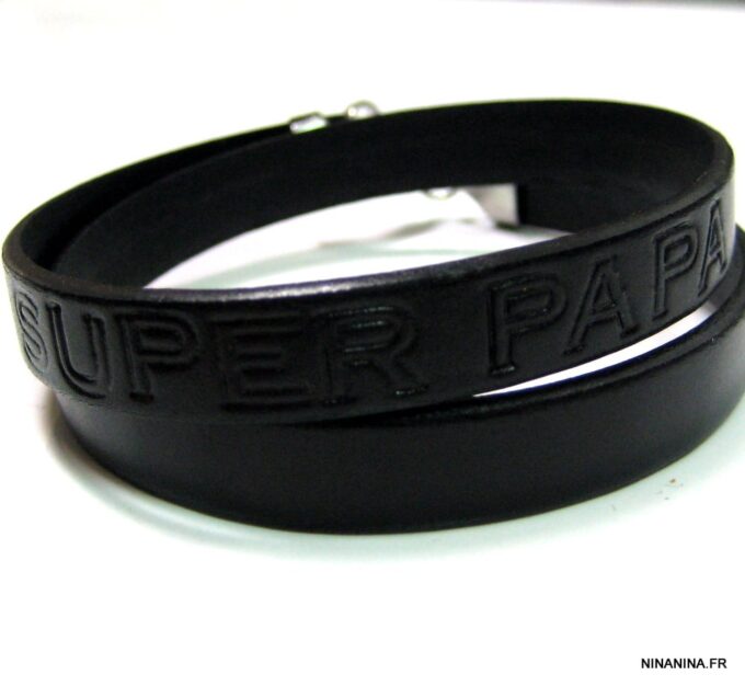 N4383_bracelet_cuir_personnalise_SUPER_PAPA