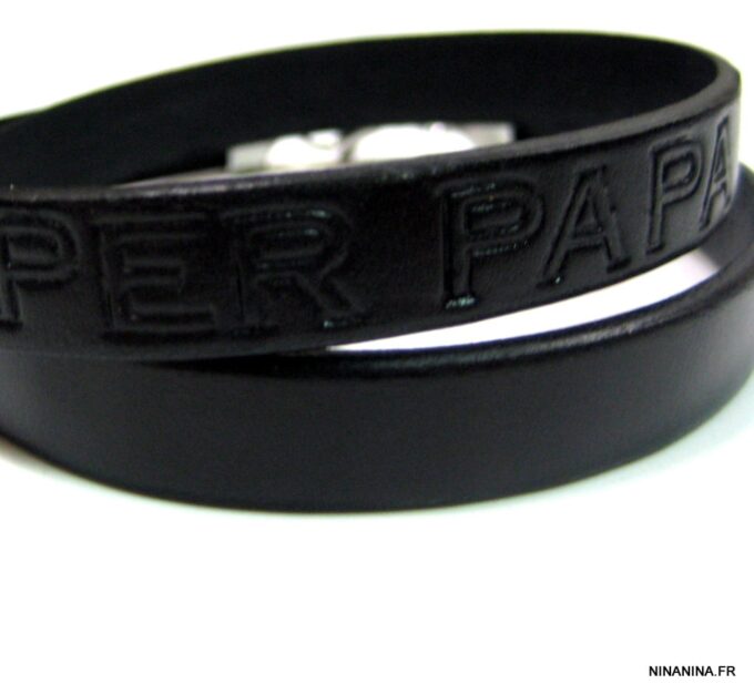 N4383c_bracelet_cuir_personnalise_SUPER_PAPA-1